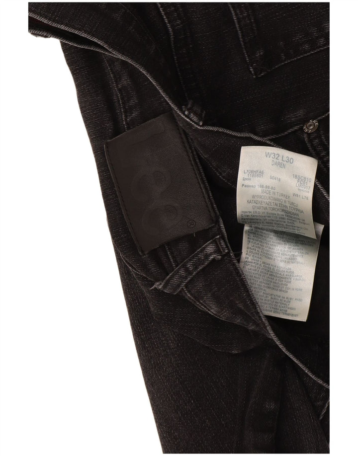 Jeans dritti regolari da uomo Lee Daren W32 L30 cotone nero