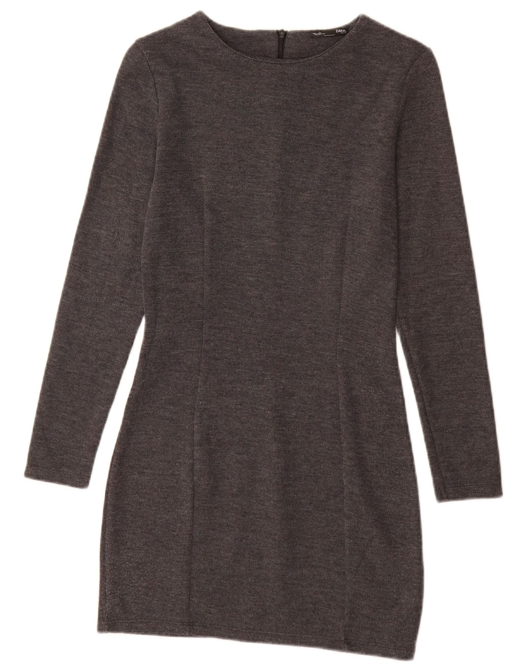 Abito maglione Zara da donna UK 8 piccolo in cotone grigio