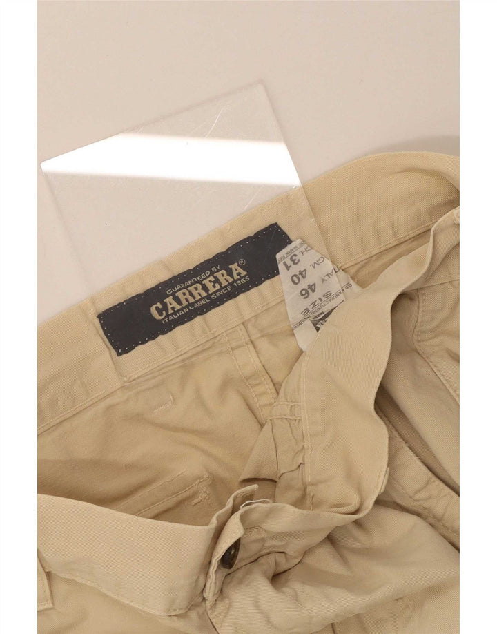 Pantaloncini cargo da uomo Carrera W31 cotone beige medio