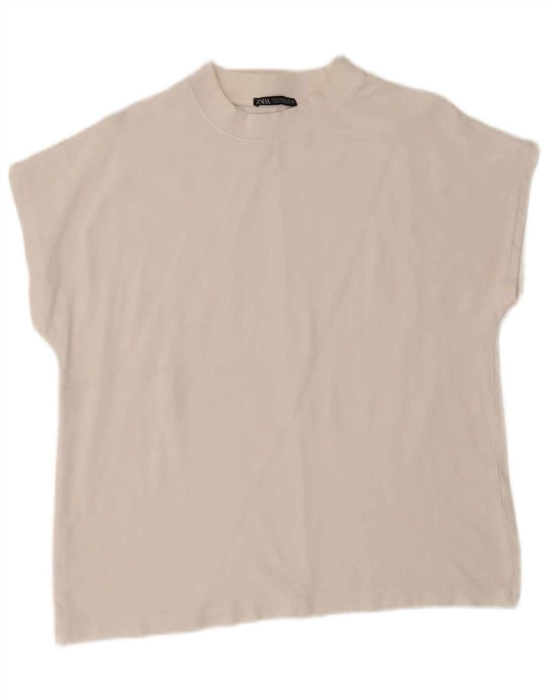 ZARA Mens T-Shirt Top Medium White
