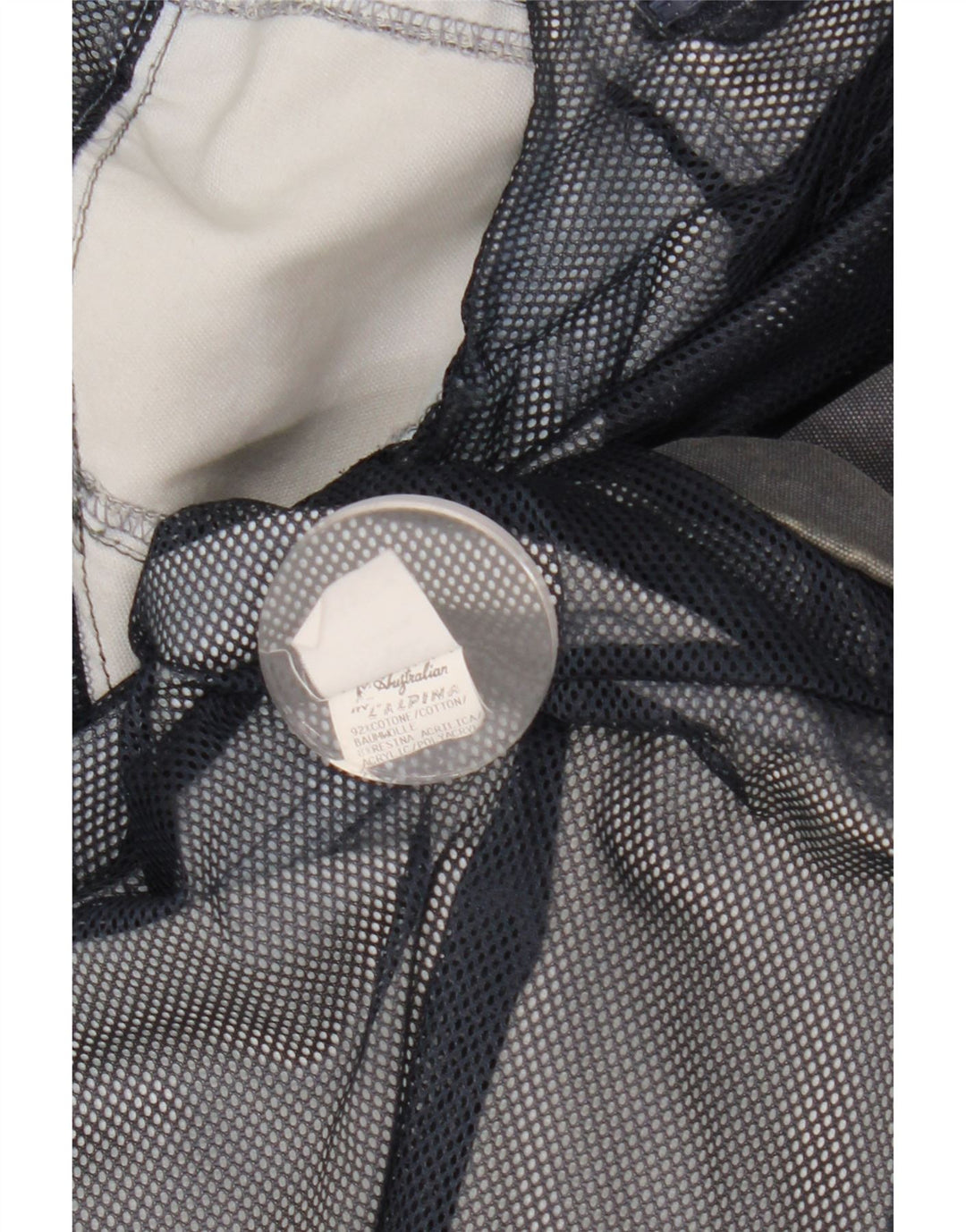 AUSTRALIAN L'ALPINA Giacca Militare Uomo IT 50 Large Blu Navy Cotone