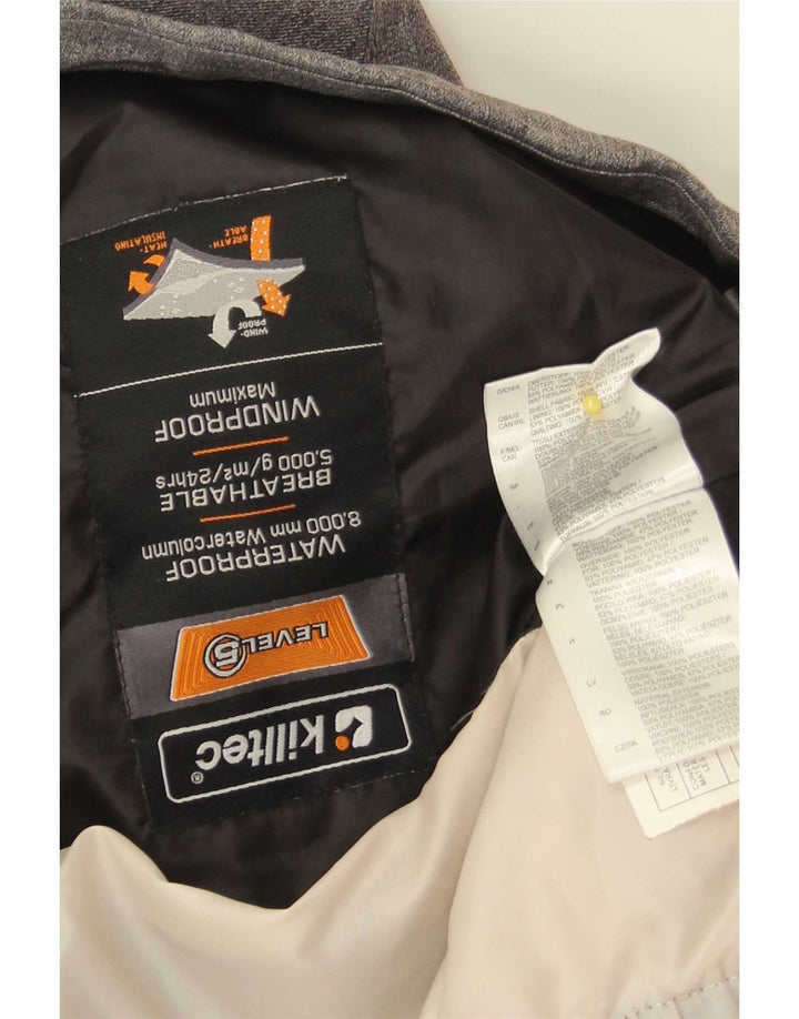 Giacca a vento con cappuccio da donna Killtec IT 44 Medium Grey Colourblock