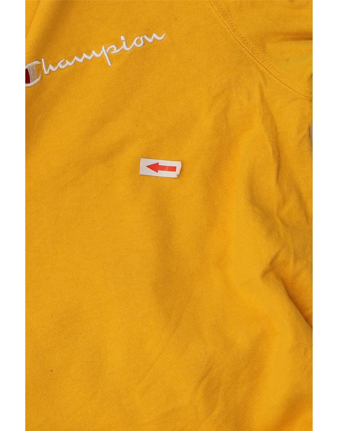 T-shirt Heritage da uomo CHAMPION Top giallo medio