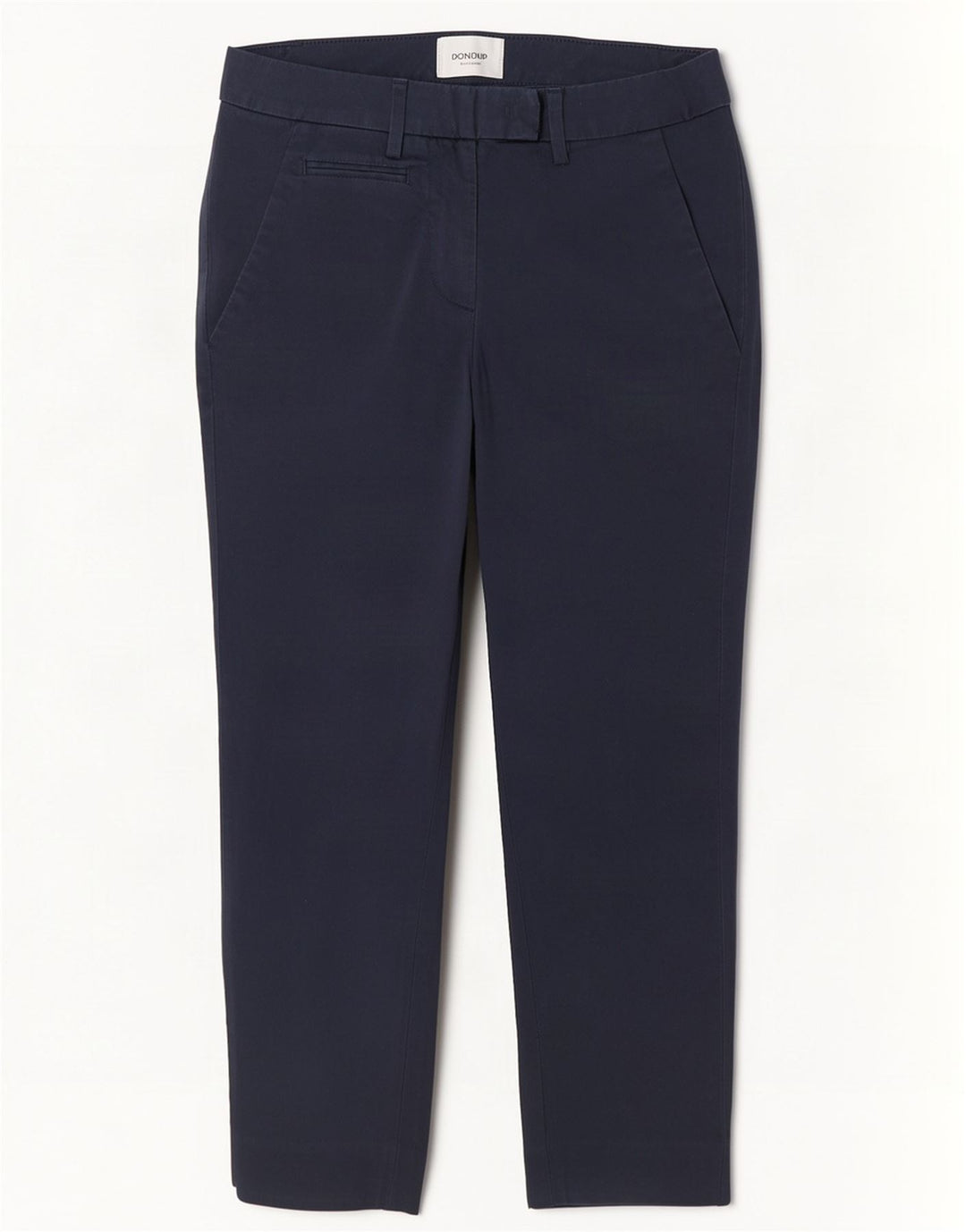 Pantaloni cropped slim da donna Dondup W26 L24 cotone blu navy
