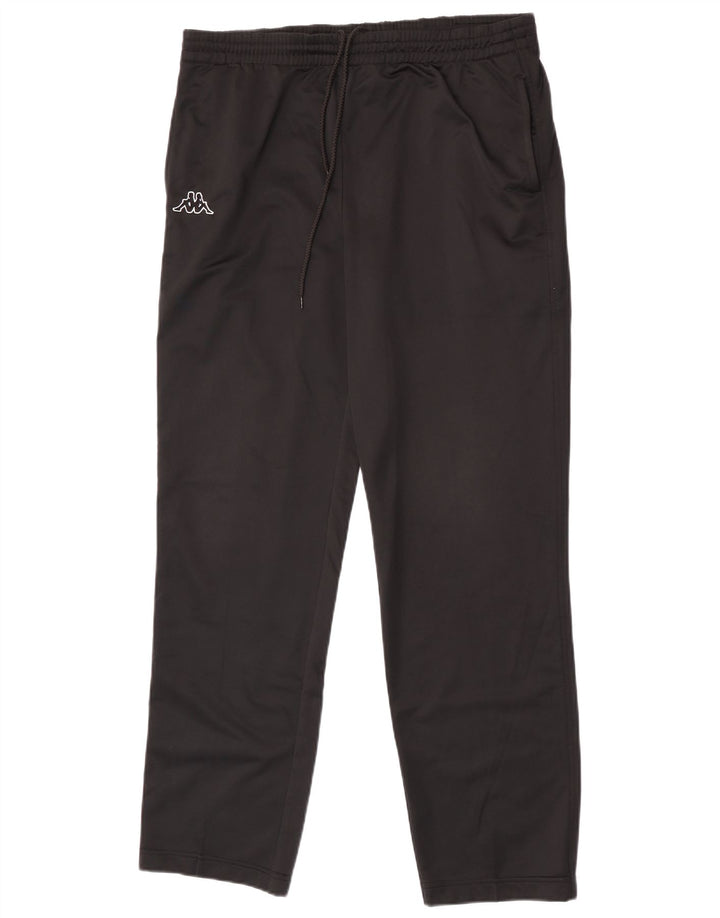 Pantaloni Tuta Uomo Kappa Medio Nero Poliestere