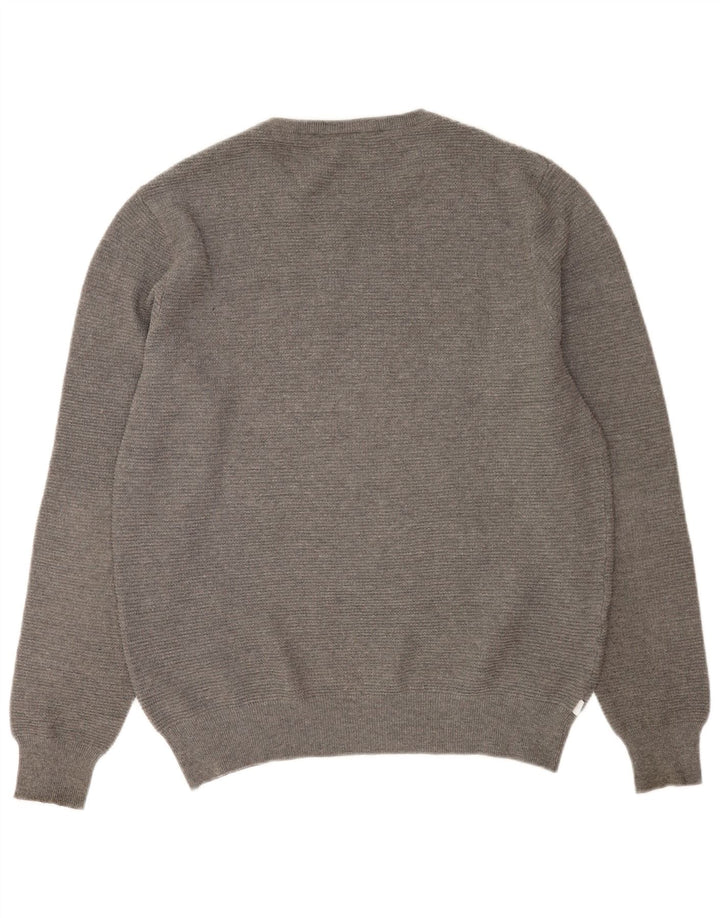 Maglione maglione girocollo da uomo Fila grande grigio