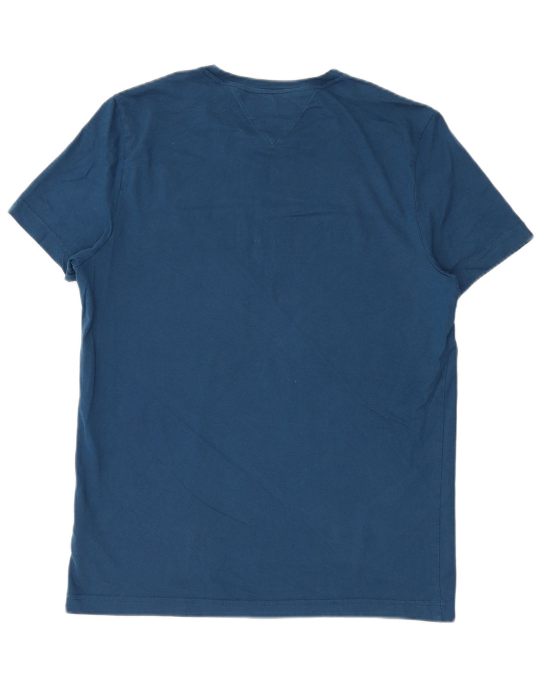 TOMMY HILFIGER T-shirt grafica da uomo slim fit XL in cotone blu