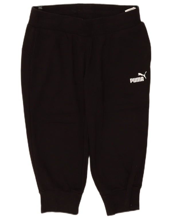 Pantaloni da tuta da donna Puma Capri Joggers UK 14 Medium Black Cotton