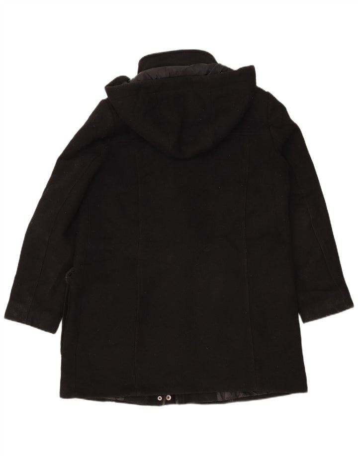 Montgomery con cappuccio da donna Marks & Spencer UK 12 medio poliestere nero