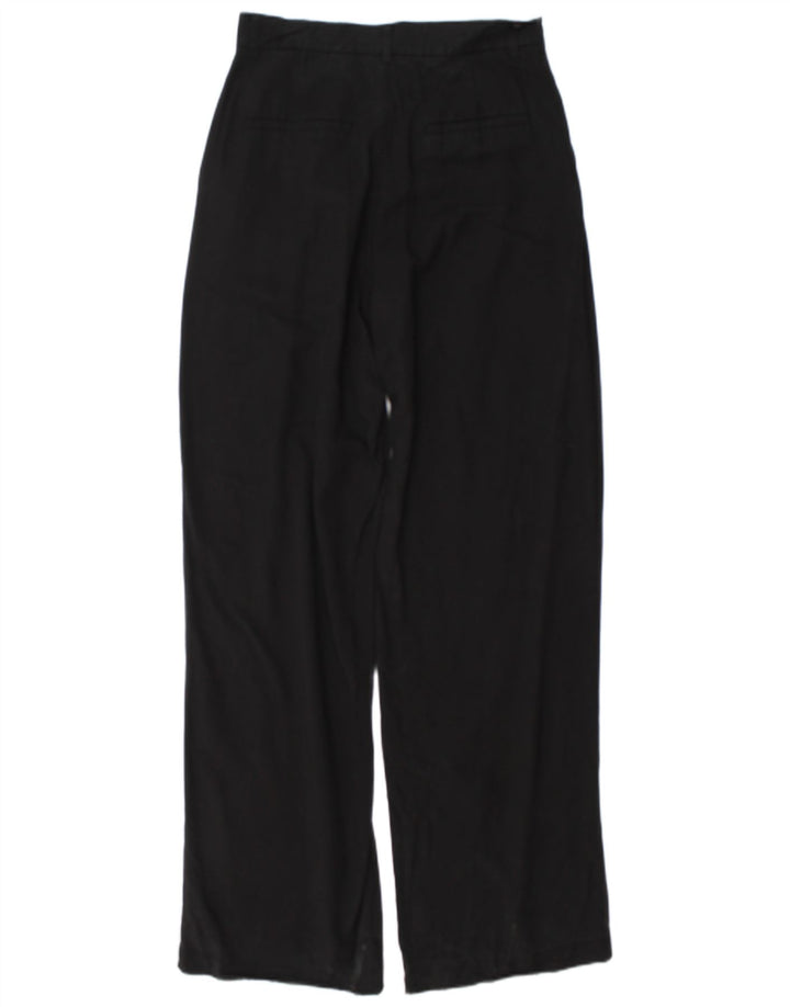 Pantaloni chino con pegged da donna Marks & Spencer piccoli W26 L34 Lyocell nero