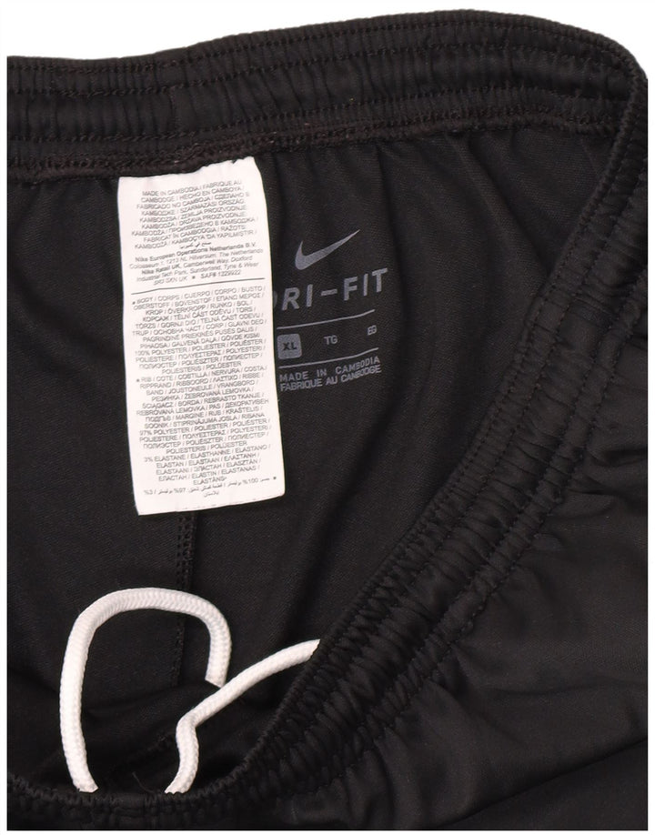 Pantaloni della tuta da ragazzo Nike Dri Fit 13-14 anni XL poliestere nero