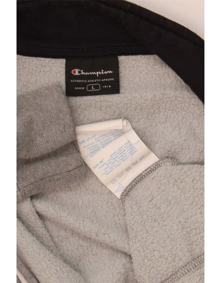 Giacca da tuta da donna Champion UK 16 grande cotone chiazzato grigio