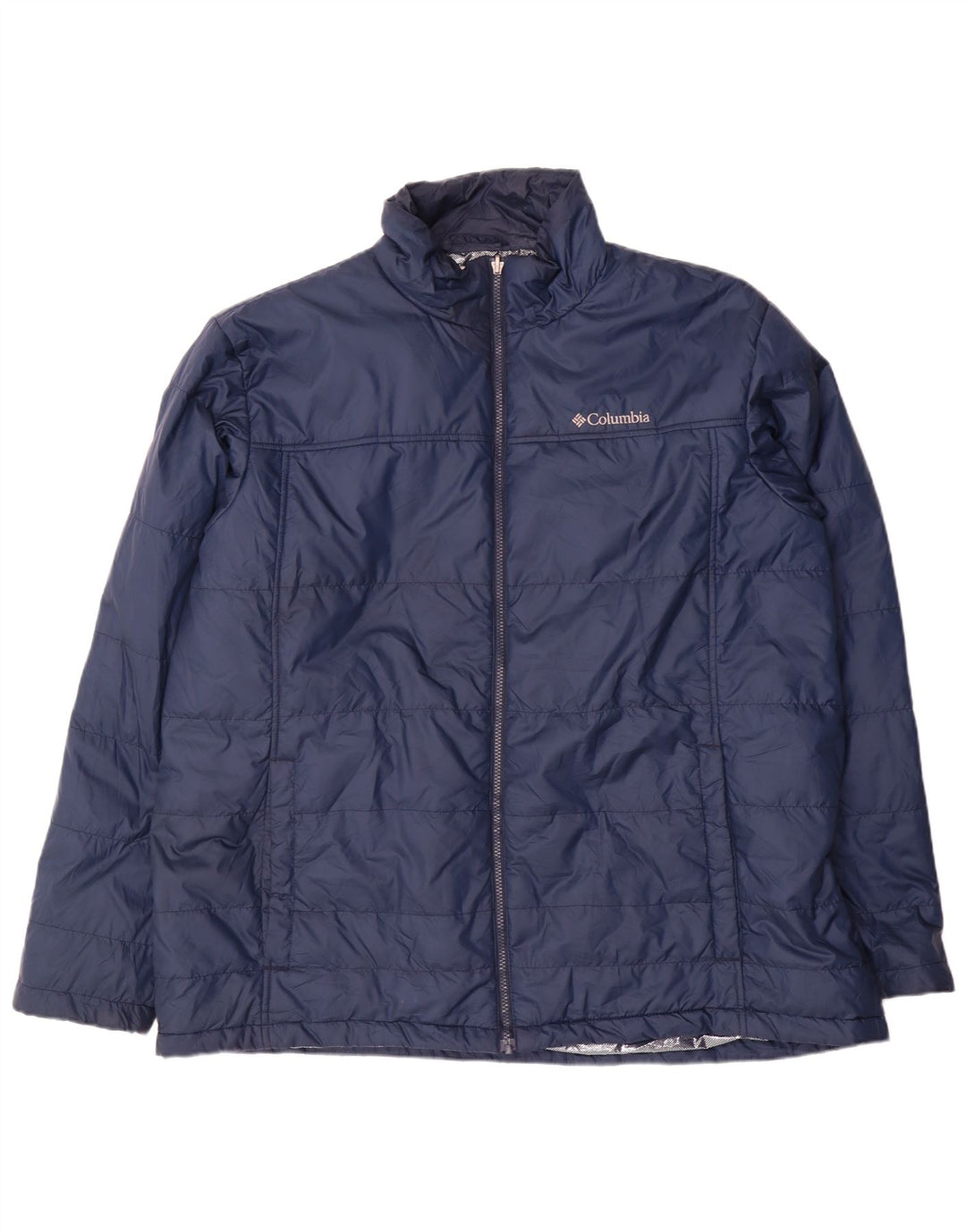 Giacca imbottita alta da uomo Columbia UK 44 2XL poliestere blu navy
