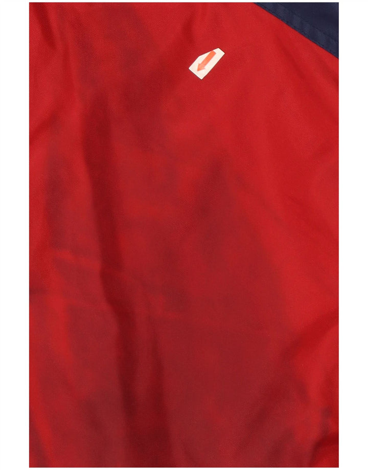 Giacca a vento con cappuccio da uomo Umbro UK 38 Medium Navy Blue Colourblock