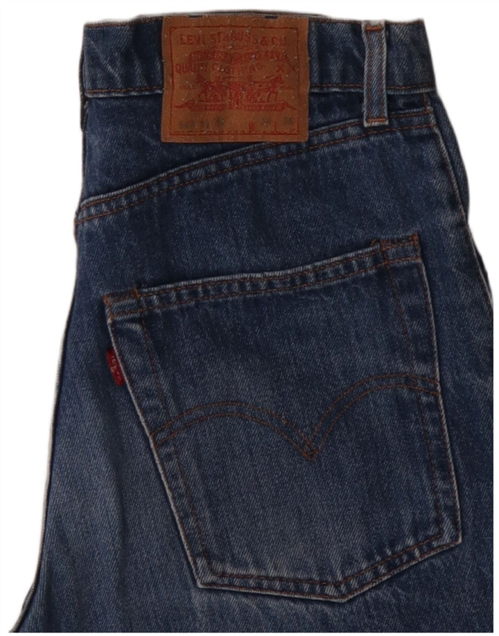 Pantaloncini di jeans da uomo LEVI'S W34 grandi cotone blu