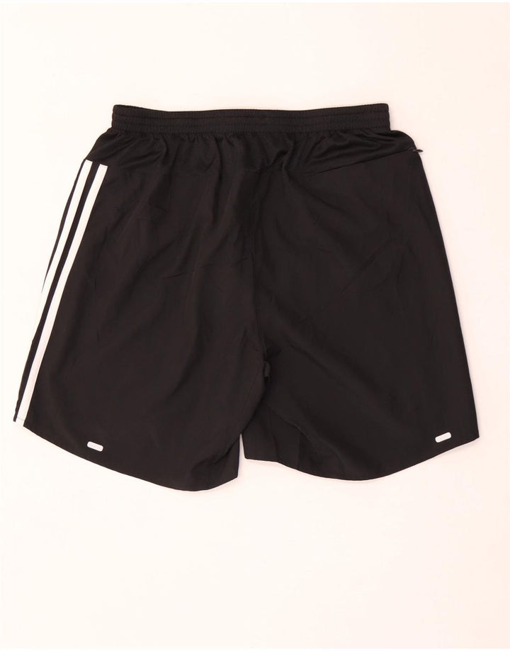 Pantaloncini sportivi Adidas Climalite da donna UK 12 medio poliestere nero