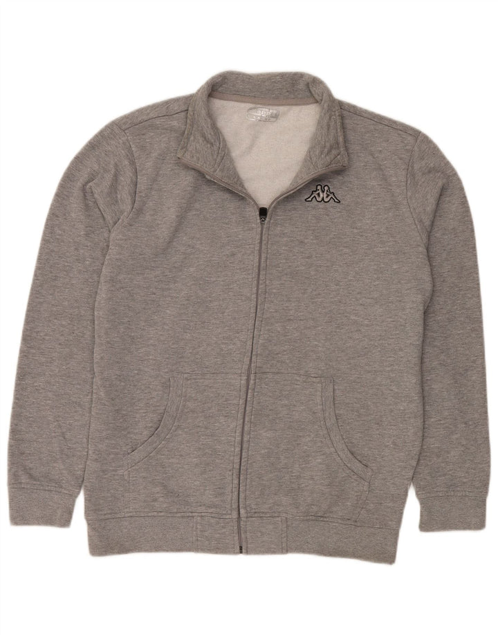 Giacca da tuta da uomo KAPPA grande in cotone grigio