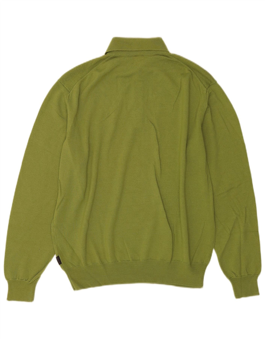 Hugo Boss Maglione da uomo con collo alto in lana vergine verde medio