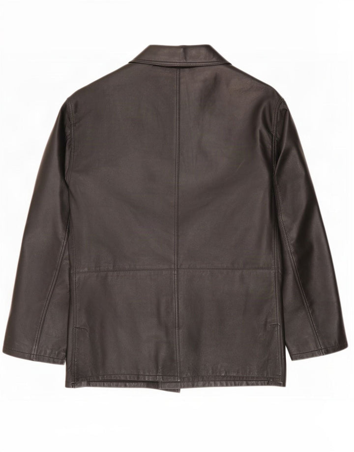 Cappotto in pelle da uomo Morelli IT 56 3XL Nero