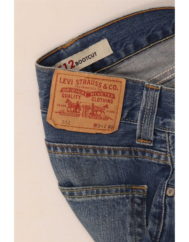 Pantaloncini di jeans Levi's 512 da uomo W31 blu medio