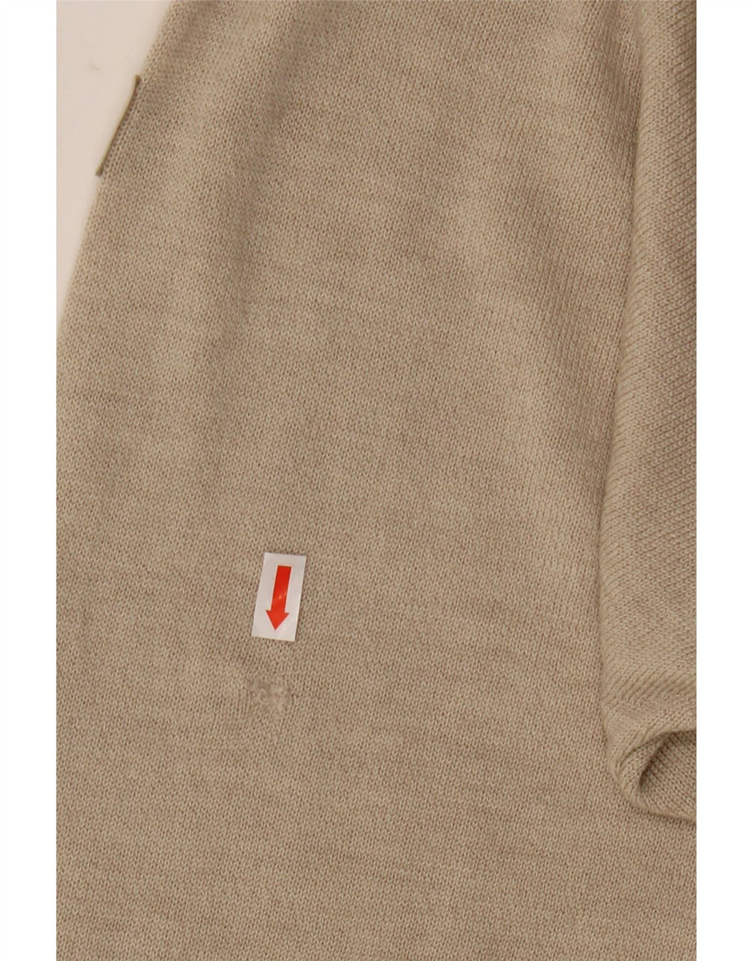 Maglione da uomo con scollo a V Marz IT 48 Lana beige medio