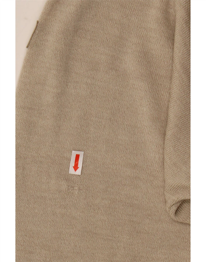 Maglione da uomo con scollo a V Marz IT 48 Lana beige medio