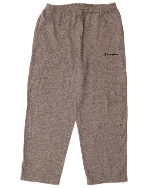 Pantaloni da tuta da uomo Champion Large in cotone chiazzato grigio