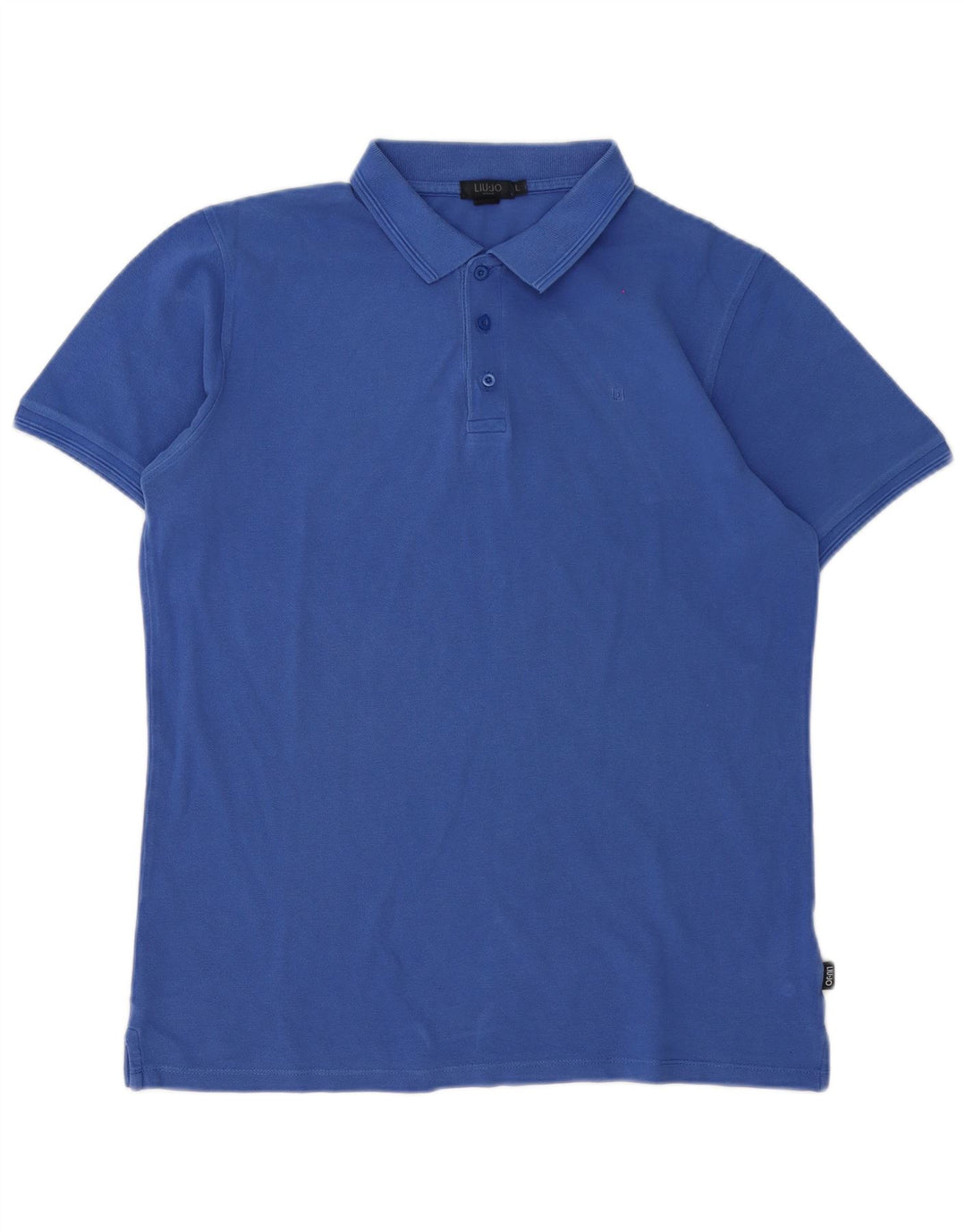 Polo Uomo Liu Jo Large Blu In Cotone