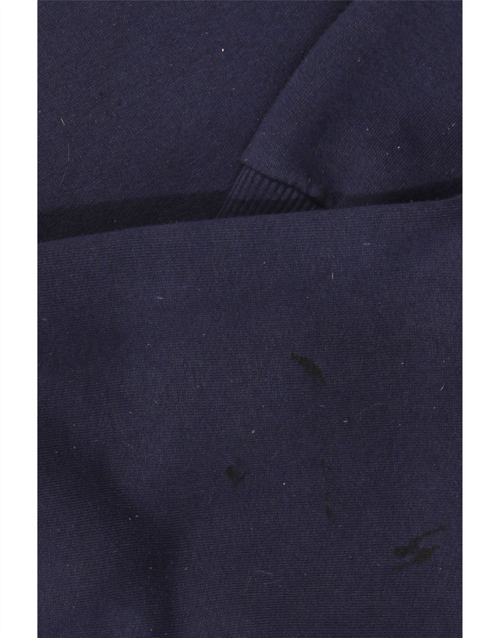 UMBRO Felpa con grafica da donna Maglione UK 14 Medio Blu Navy Poliestere