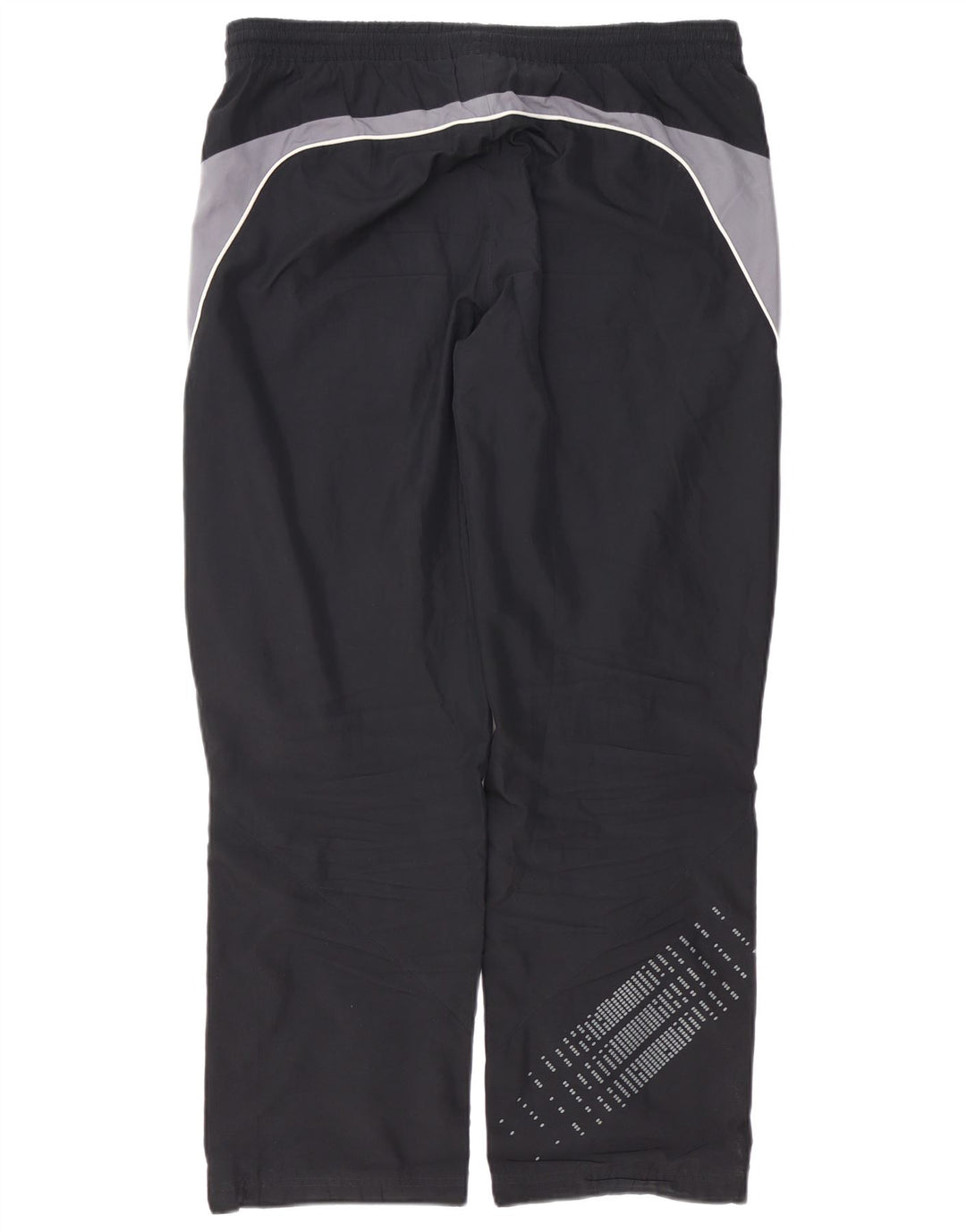 Pantaloni da tuta da uomo ADIDAS grandi in poliestere color block nero