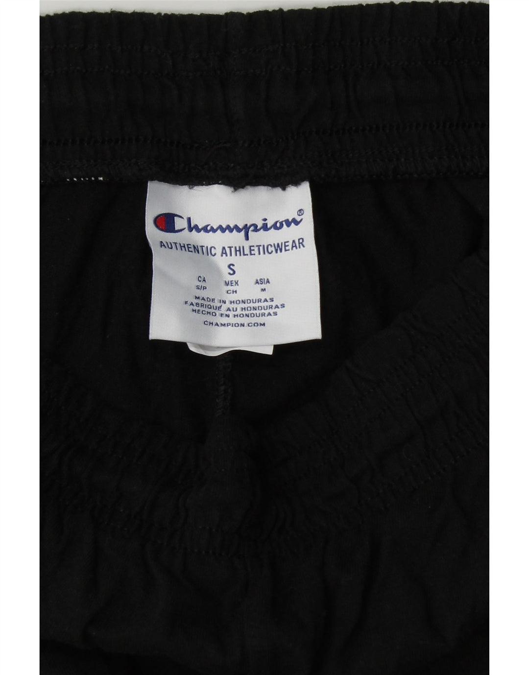 CHAMPION Mens Tracksuit Trousers Joggers Small  Black Cotton Vintage Champion and Second-Hand Champion from Messina Hembry 
