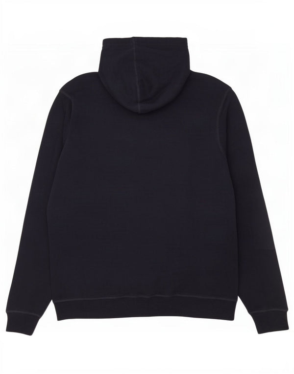 Maglione con cappuccio e zip grafica da uomo Tommy Hilfiger grande blu navy