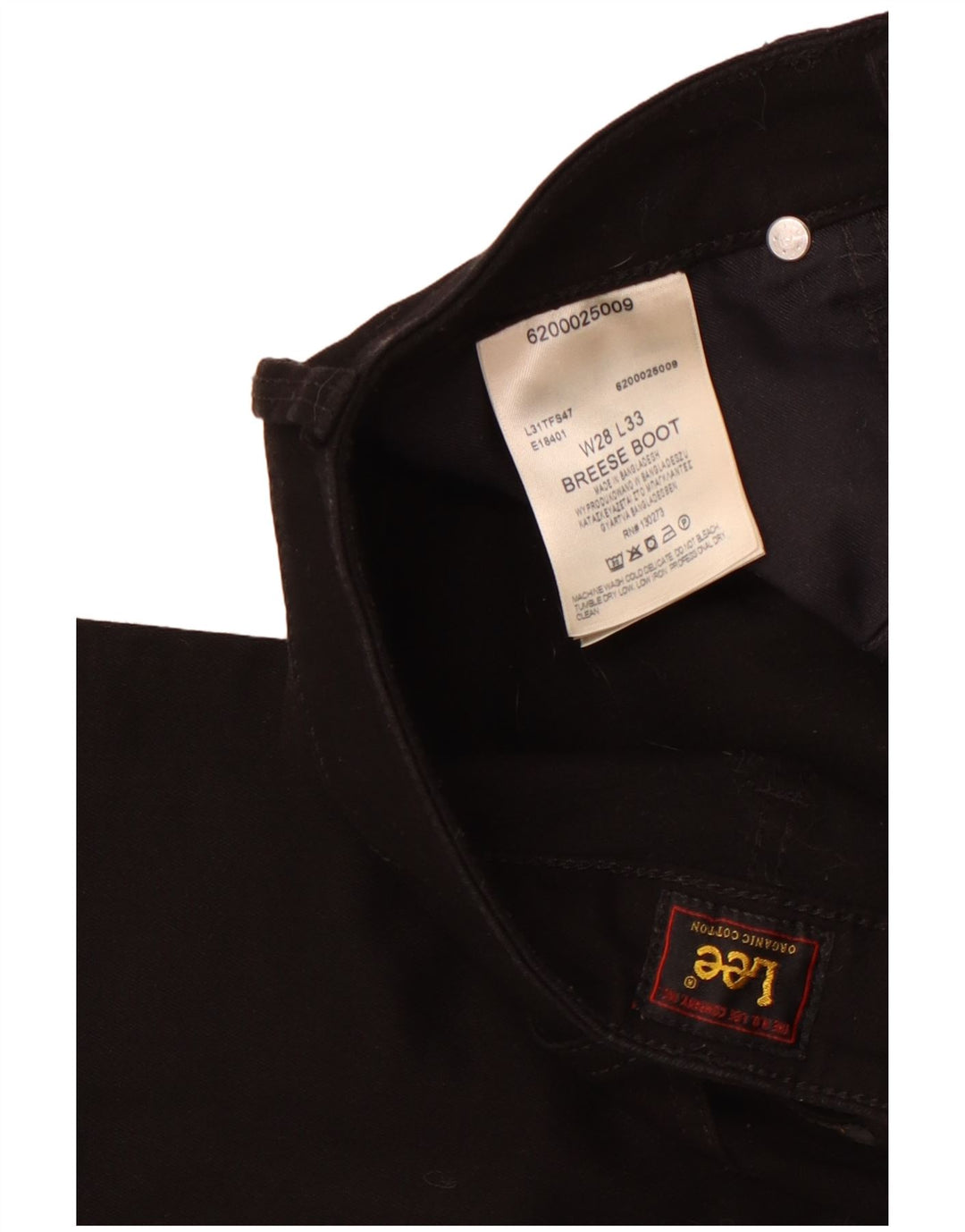 Jeans Lee Breese Bootcut da donna W28 L33 cotone nero