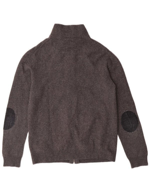 Maglione cardigan da bambino GANT 13-14 anni XL Lana d'agnello grigia
