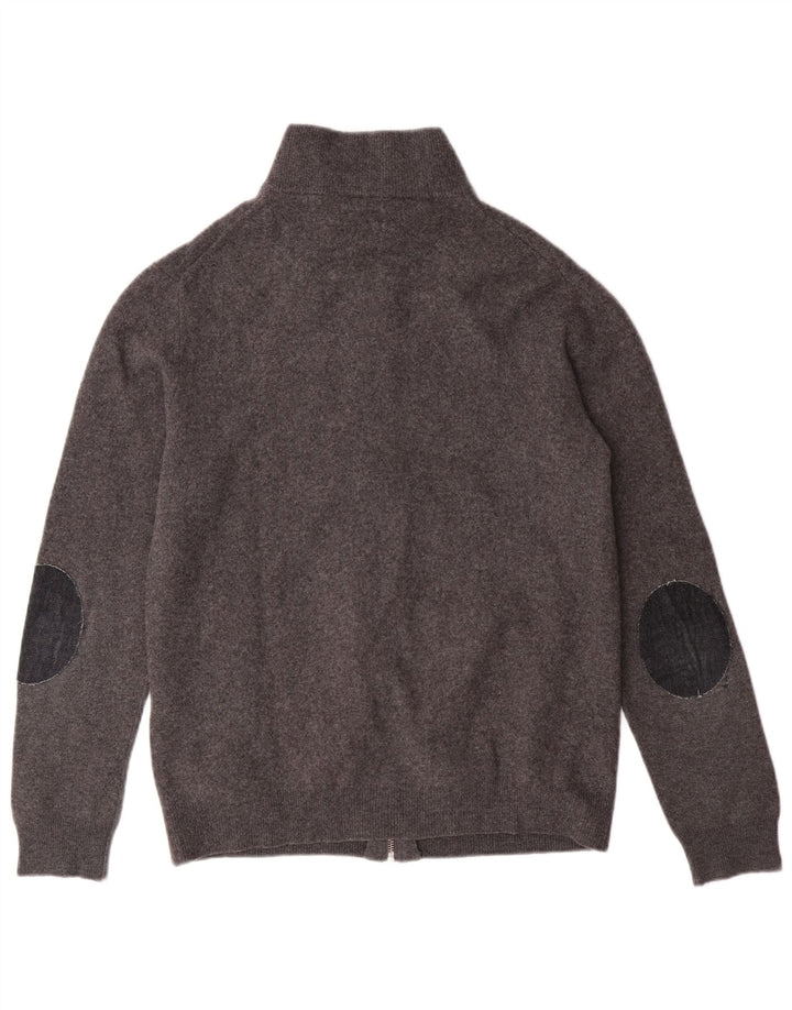 Maglione cardigan da bambino GANT 13-14 anni XL Lana d'agnello grigia