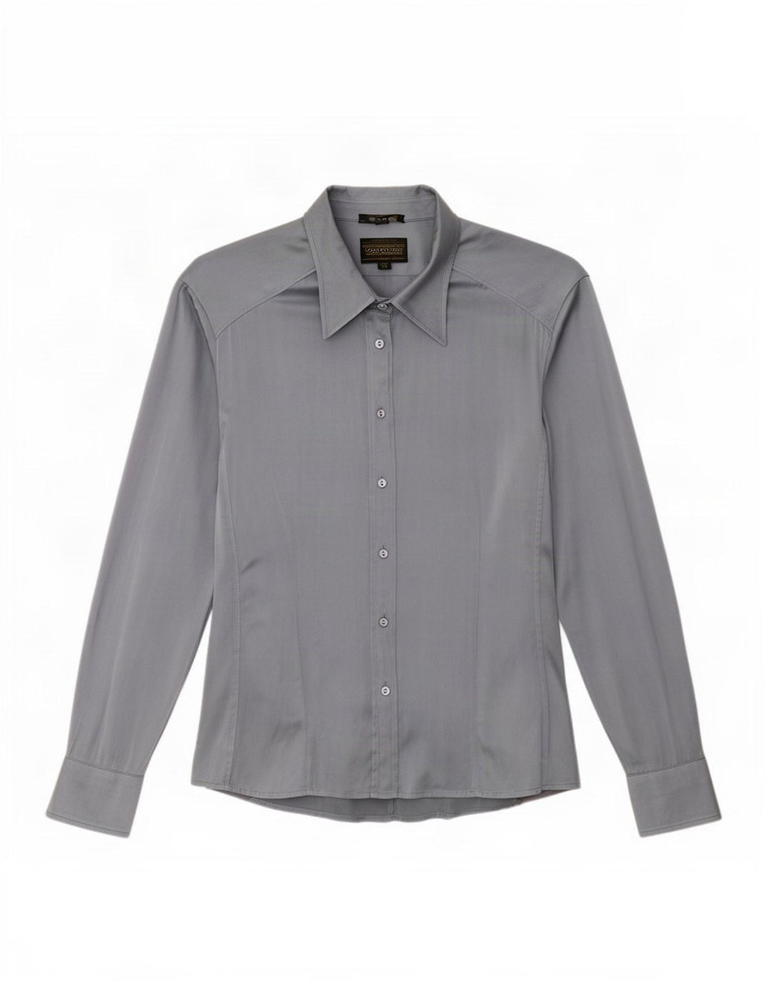 Camicetta Camicia Donna Luisa Spagnoli IT 44 Large Grigia Seta