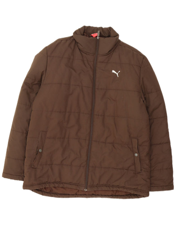Giacca imbottita da uomo Puma UK 40 grande marrone