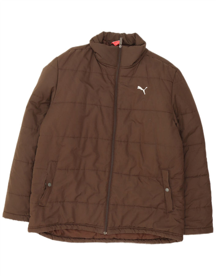 Giacca imbottita da uomo Puma UK 40 grande marrone