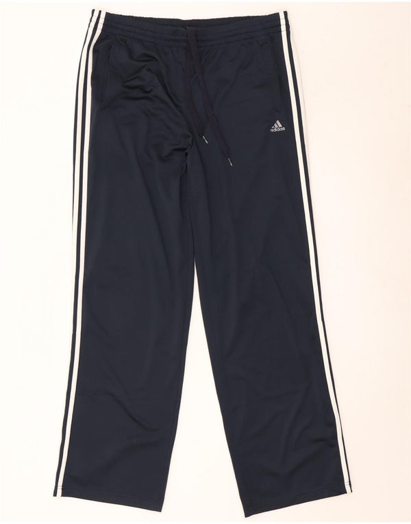 Pantaloni da tuta Adidas Clima 365 da uomo XL poliestere blu navy