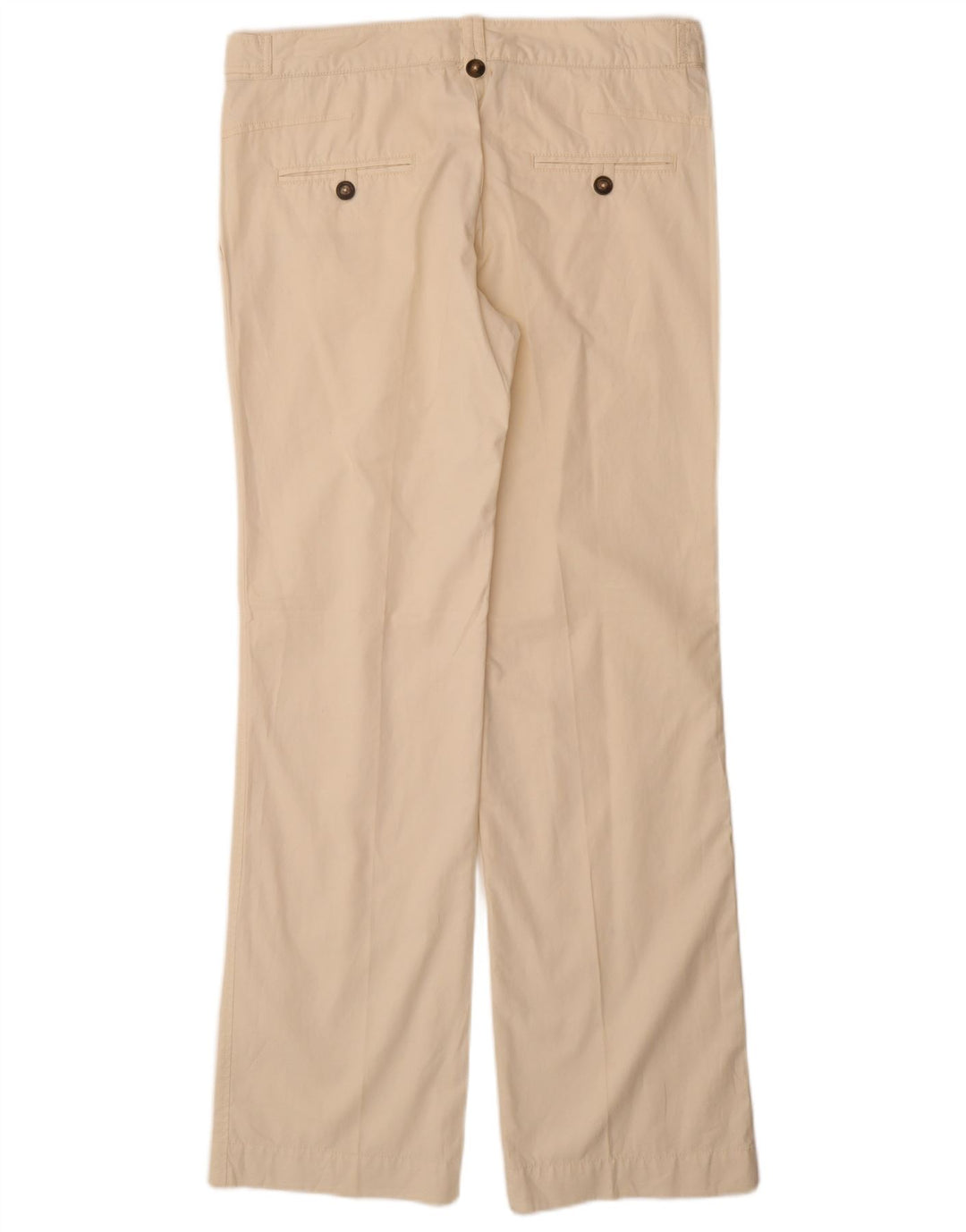 MASSIMO DUTTI Pantaloni chino dritti da donna EU 42 Large W32 L34 Beige