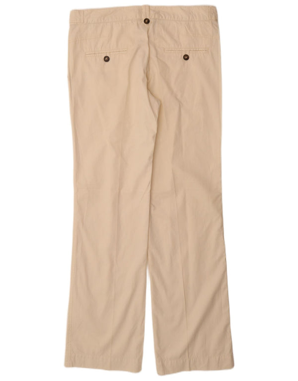 MASSIMO DUTTI Pantaloni chino dritti da donna EU 42 Large W32 L34 Beige