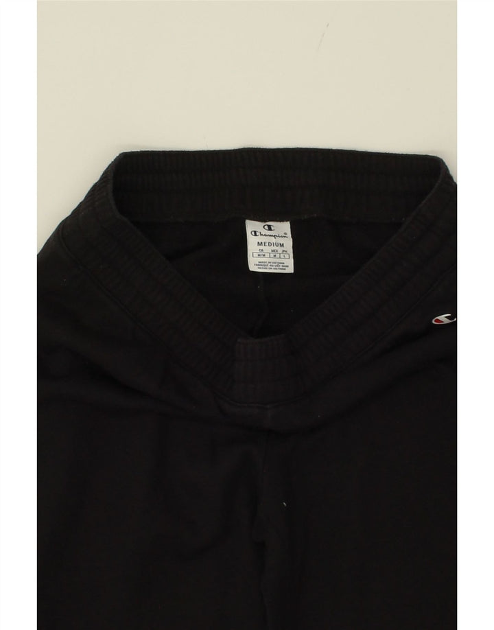 CHAMPION Womens Tracksuit Trousers Joggers UK 14 Medium Black Vintage Champion and Second-Hand Champion from Messina Hembry 