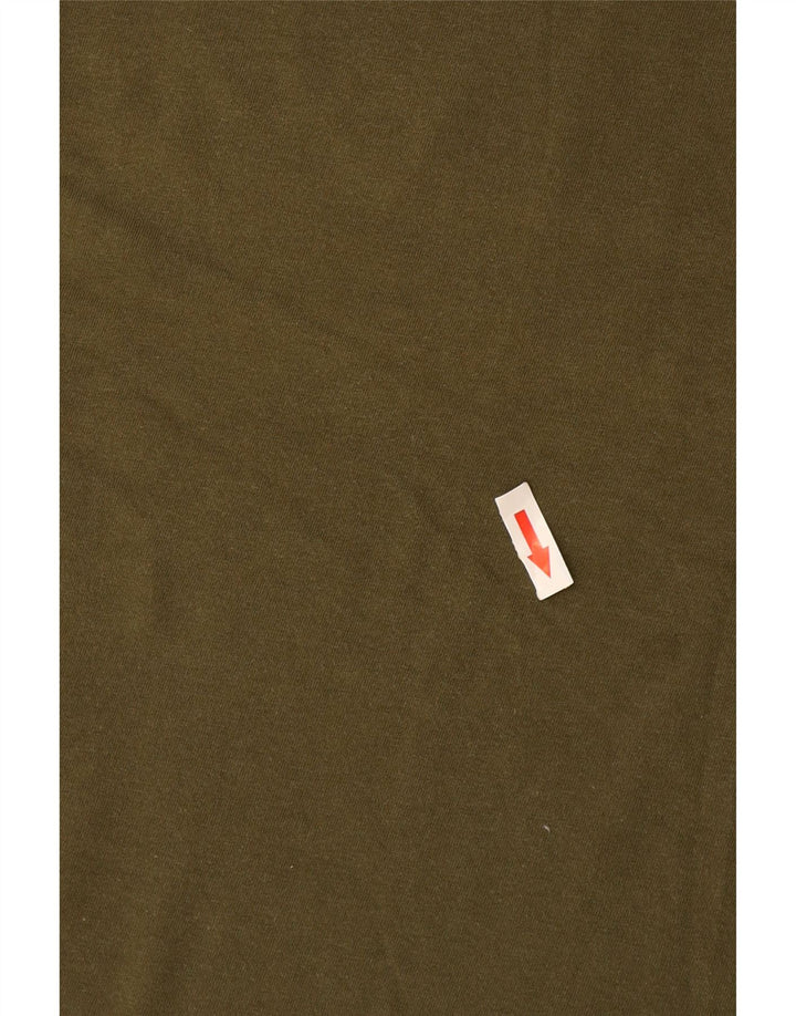 T-shirt grafica da uomo Nike Top in cotone kaki medio
