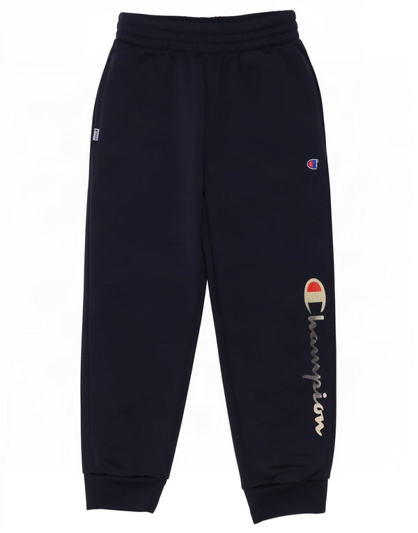 Pantaloni da tuta con grafica Champion da ragazzo, pantaloni da jogging, 6-7 anni, blu navy