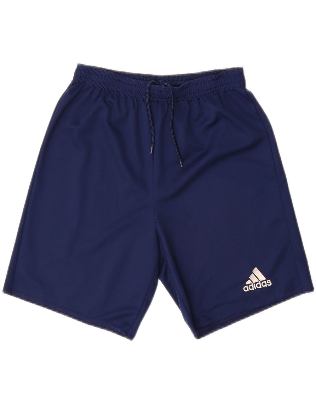 Pantaloncini sportivi ADIDAS da ragazzo Climalite 13-14 anni in poliestere blu navy