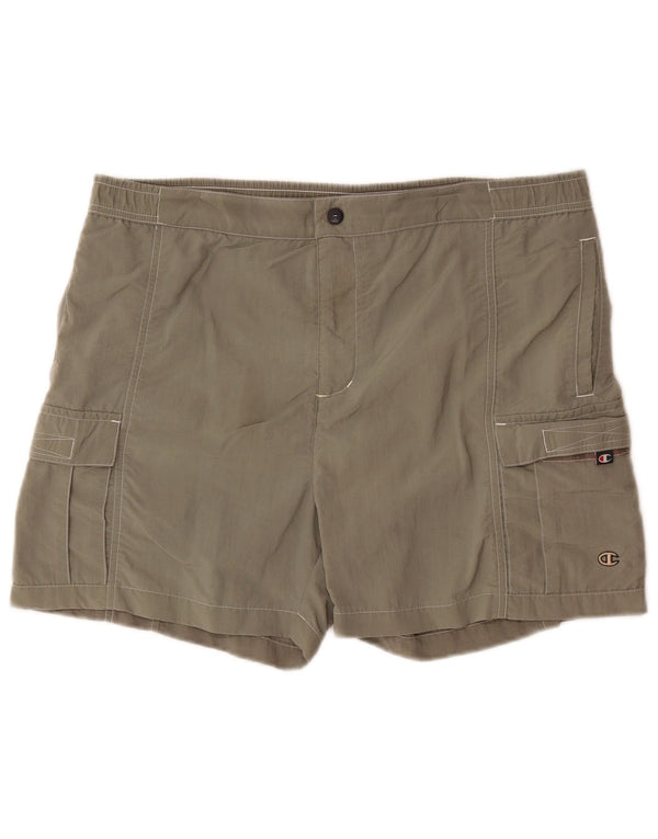 Pantaloncini cargo da uomo Champion medi W38 kaki
