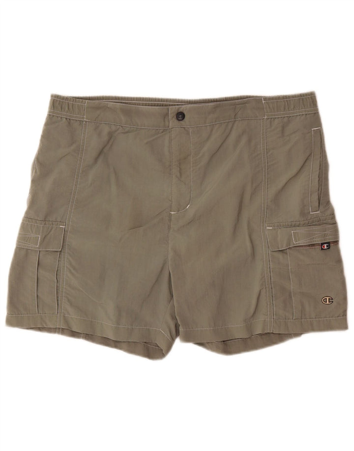 Pantaloncini cargo da uomo Champion medi W38 kaki