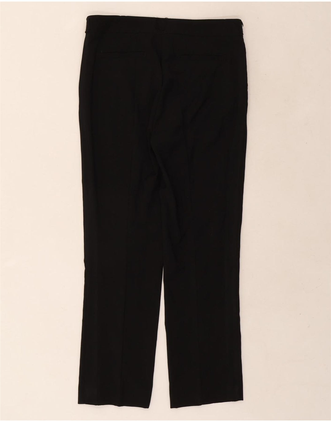 Pantaloni da abito dritti da donna Zara piccoli W26 L26 lana nera