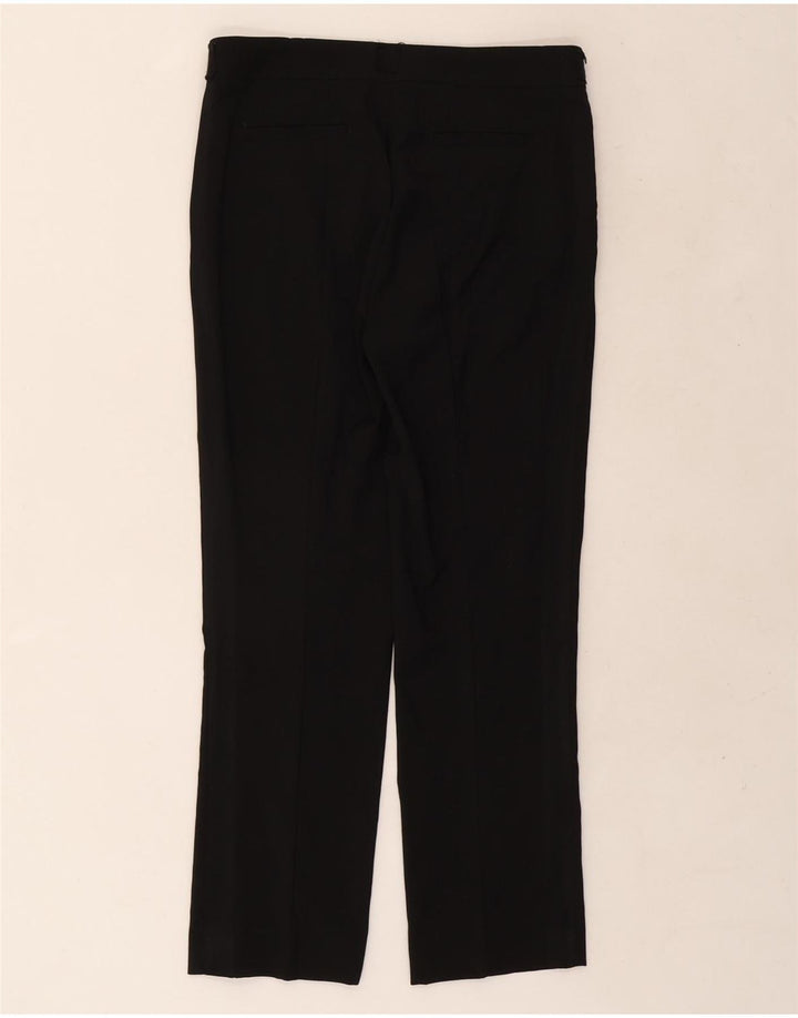 Pantaloni da abito dritti da donna Zara piccoli W26 L26 lana nera