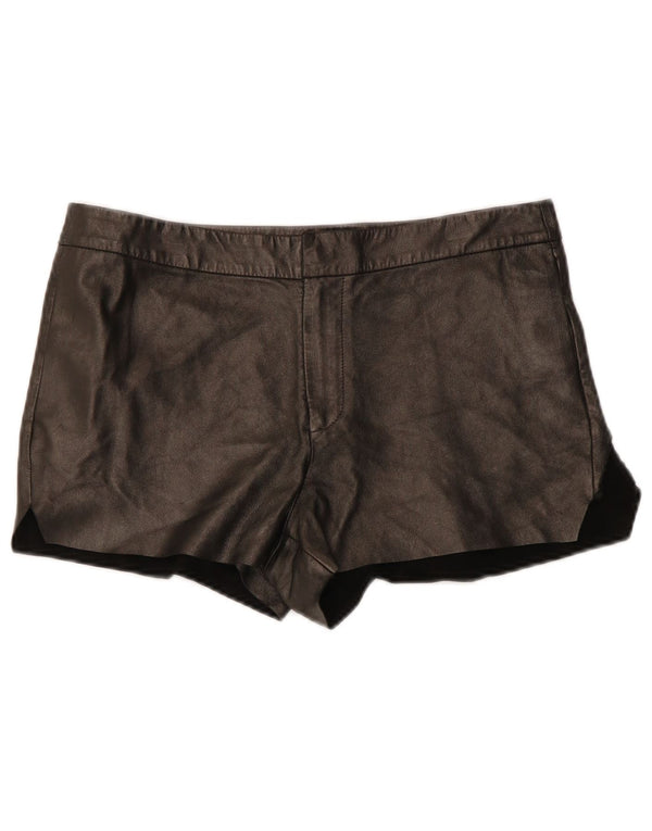 Pantaloni caldi in pelle da donna All Saints W29 medi neri